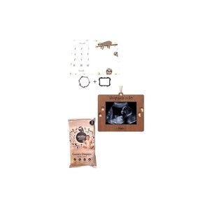 Milestone Blanket Millie Moon Diaper 2022 Ultrasound Ornament Bundle Baby B3
